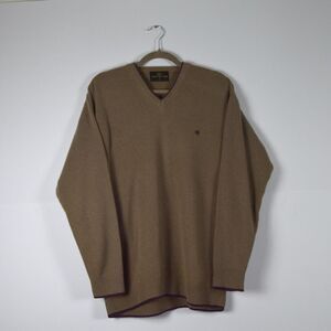 Woodland Men's Brown and Tan Jumper